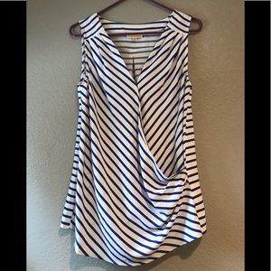 Mod Cloth Faux Wrap Top